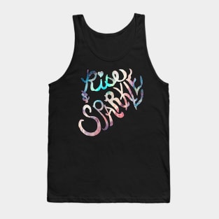 Inspire Love Custom Gifts,  Inspirational Quote to Motivate RISE & SPARKLE Graphic Shirts and Gifts Tank Top